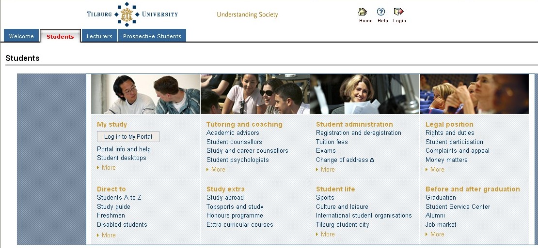The Tilburg University student portal at a glance « Making ...
